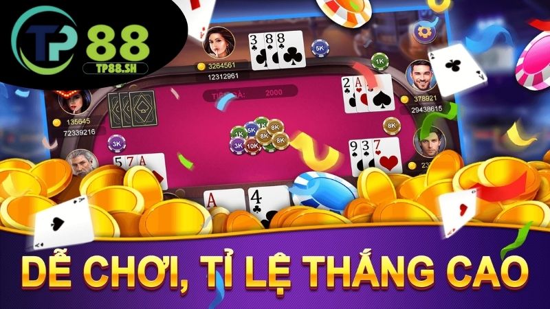 Bài cào TP88 - Chơi nhanh thắng lớn đổi thưởng liền tay 2 Giới thiệu bài cào TP88