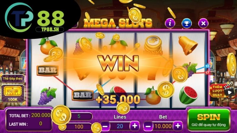 Game nổ hũ uy tín TP88 - Quay hũ đổi thưởng cực chất 3 Ưu điểm khi chơi tại TP88