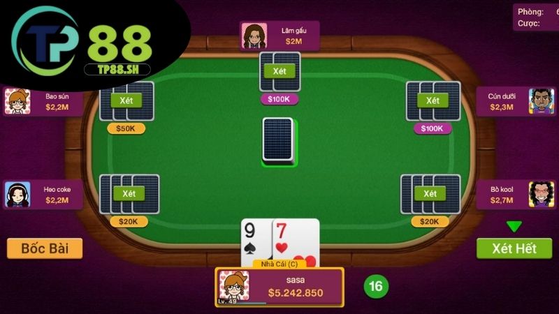 Xì dách TP88 - Đánh bài kịch tính đổi thưởng siêu nhanh 5 xi-dach-tp88